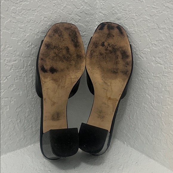 Marc Fisher Black Patent Leather 3” Heeled Sandals - Picture 5 of 6